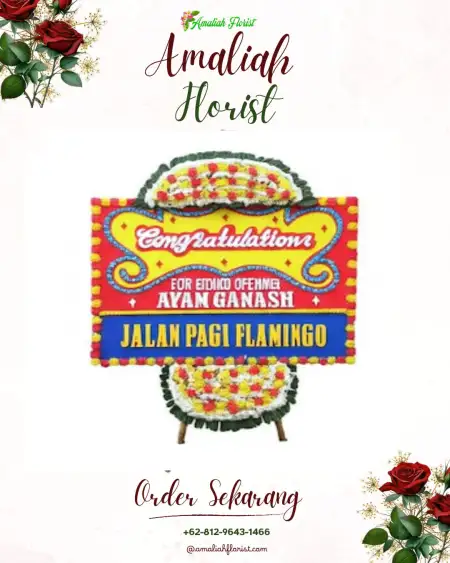 Sewa Papan Bunga Pudak Kulon